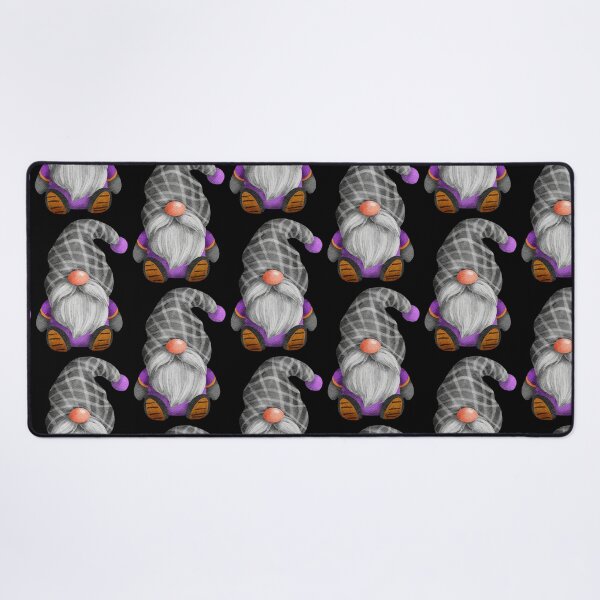 Item preview, Cute Gnome in Purple and Orange and Stripe Hat designed and sold by Trinket-Trickster.