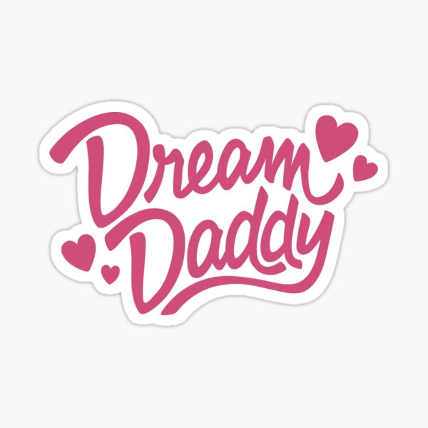 "Dream Daddy Logo" Sticker for Sale by DweebCulture | Redbubble