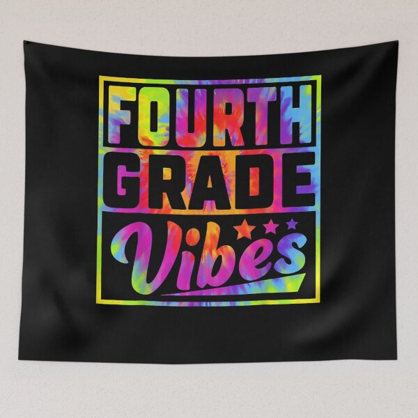 Item preview, Back To School 4th Grade Vibes Tie Dye First Day Teacher Kid  designed and sold by u8ritaae.