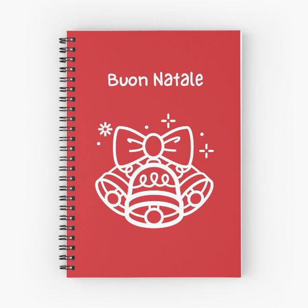 Item preview, Buon Natale, happy Christmas in Italian, Biglietto Natale, Christmas bells, Italian Christmas  designed and sold by Pommallina.