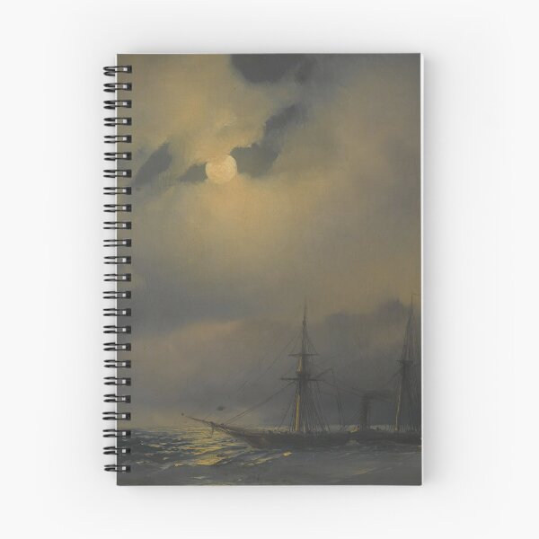 Item preview, Shipping In Moonlight  - Ivan Konstantinovich Aivazovsky  designed and sold by TeeARTHY.