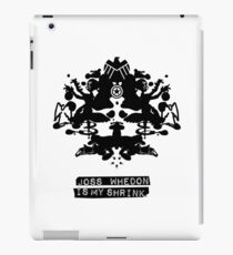"Joss Whedon Is My Shrink" - Dark iPad Case/Skin