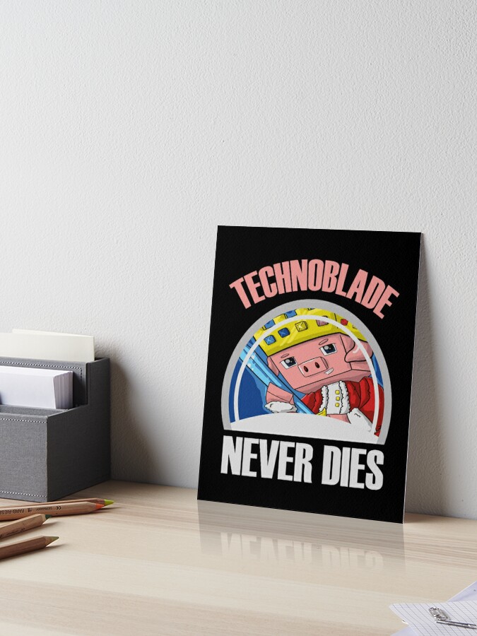 technoblade never dies games | Art Board Print