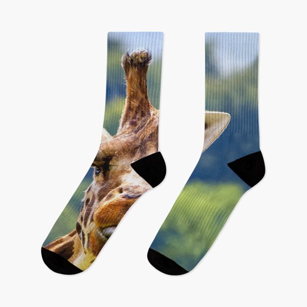 Item preview, Rothschild Giraffe sticking out its tongue designed and sold by Andy Harker.