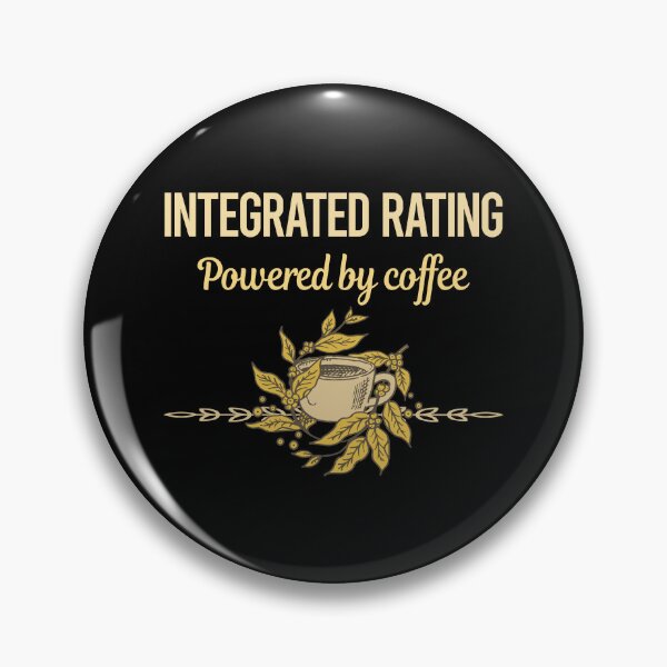 Item preview, Powered By Coffee Integrated Rating designed and sold by trinayolkcelia.