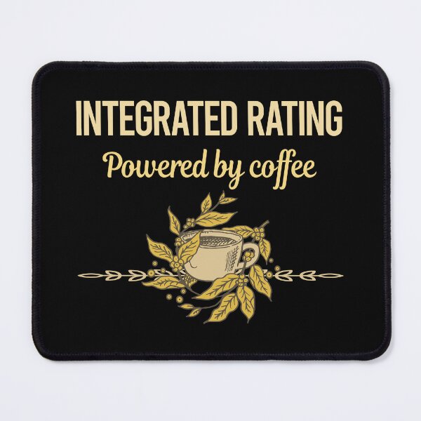 Item preview, Powered By Coffee Integrated Rating designed and sold by trinayolkcelia.