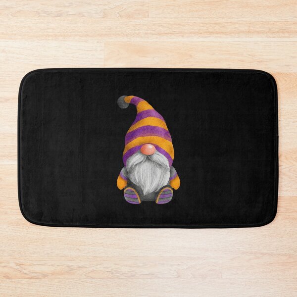 Item preview, Cute Gnome in Thick Orange and Purple Stripes designed and sold by Trinket-Trickster.