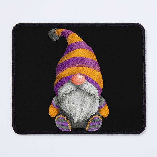 Item preview, Cute Gnome in Thick Orange and Purple Stripes designed and sold by Trinket-Trickster.
