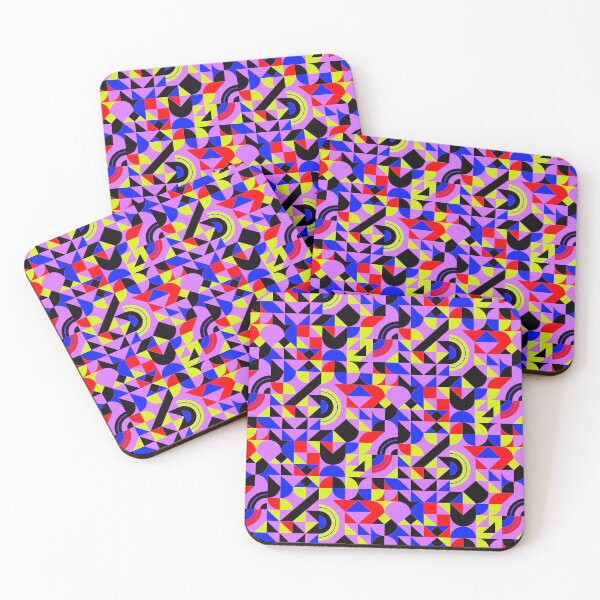 Item preview, geometric colorful patterns conceptual Art - Abstract Neo Geo graphic design designed and sold by Design Repo.