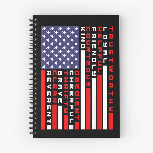 Item preview, American Flag Scouting Law  designed and sold by judyufmi.