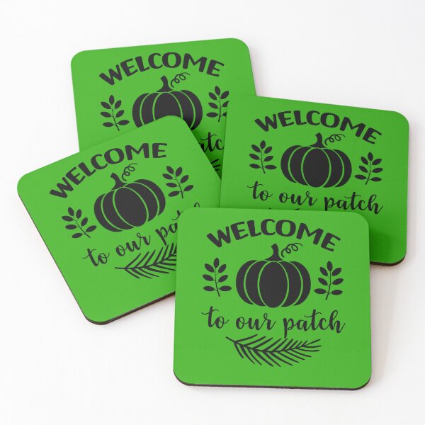 Item preview, Welcome to our patch. Fall Quote.  Halloween. Autumn. Thanksgiving designed and sold by DesignHouse07.