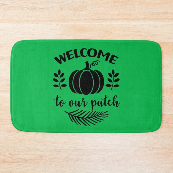 Item preview, Welcome to our patch. Fall Quote.  Halloween. Autumn. Thanksgiving designed and sold by DesignHouse07.