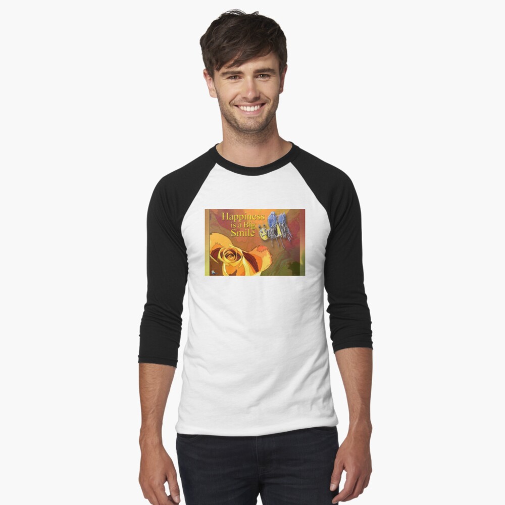 Item preview, Baseball ¾ Sleeve T-Shirt designed and sold by michaelasamples.