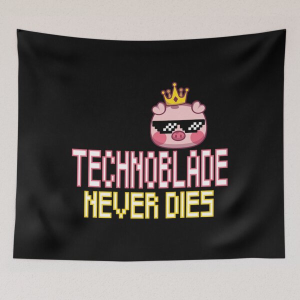 Item preview, Funny Pig Technoblade Never Dies designed and sold by JamauDS.