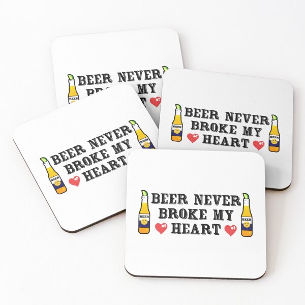 Item preview, Beer Never Broke My Heart Fitted V-Neck     designed and sold by Santogadeshop.