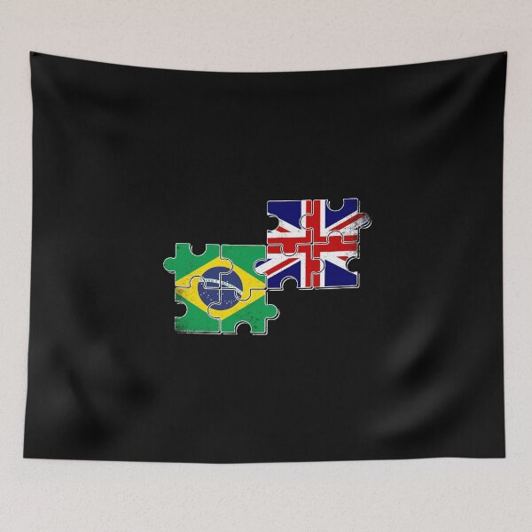 Item preview, brasil gran bretaña bandera brasileño británico designed and sold by max-it-out.