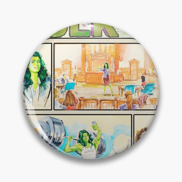 Item preview, SHE HULK COMIC PAGE SERIE VERSION designed and sold by BlackThunder Store.