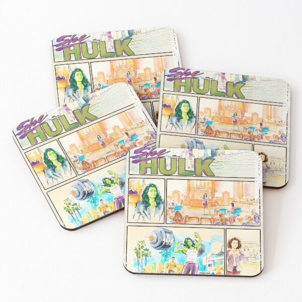 Item preview, SHE HULK COMIC PAGE SERIE VERSION designed and sold by BlackThunder Store.