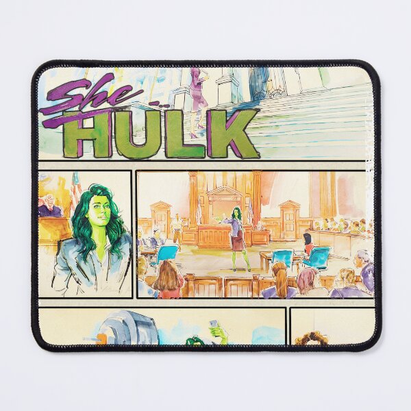 Item preview, SHE HULK COMIC PAGE SERIE VERSION designed and sold by BlackThunder Store.