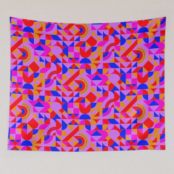 Item preview, geometric colorful patterns conceptual Art - Abstract Neo Geo graphic design designed and sold by Design Repo.