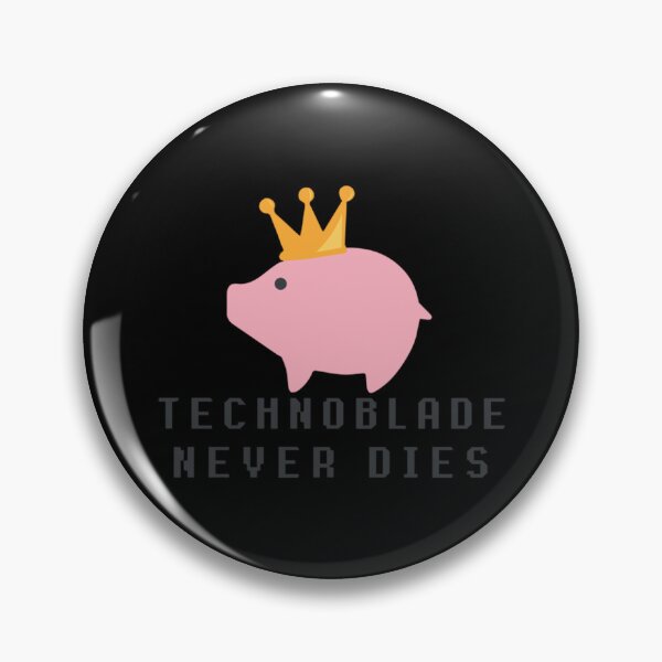 Item preview, Funny Pig King Technoblade Never Dies designed and sold by JamauDS.