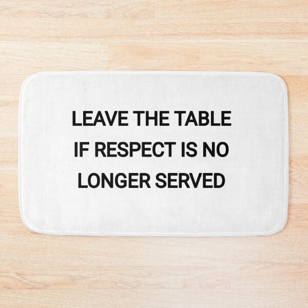 Item preview, Leave the table if respect is no longer served designed and sold by Itaxi.