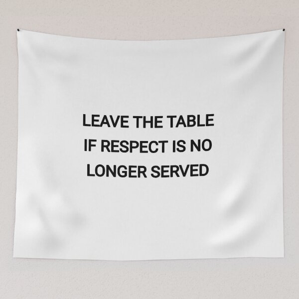 Item preview, Leave the table if respect is no longer served designed and sold by Itaxi.