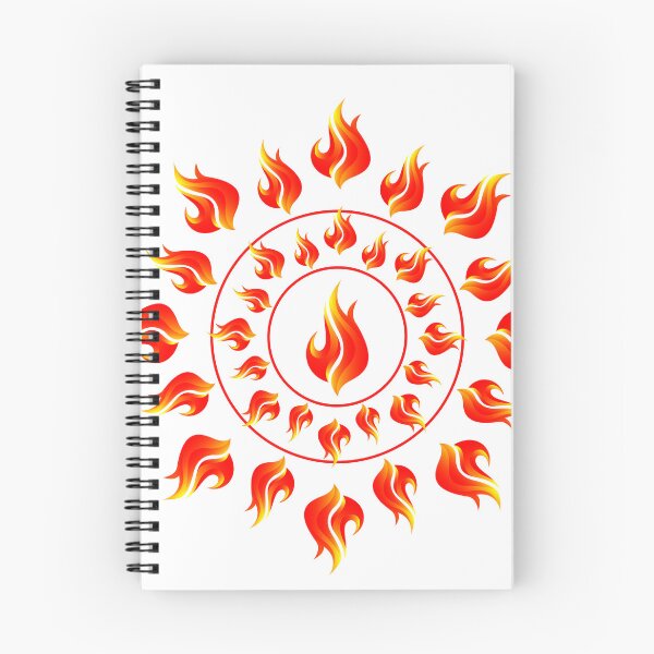 Item preview, Kaleidoscope flame mandala pattern designed and sold by Trianglegreen.
