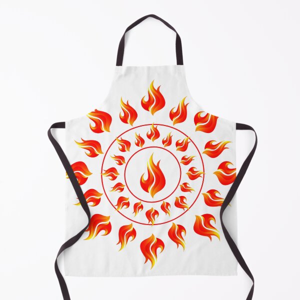 Item preview, Kaleidoscope flame mandala pattern designed and sold by Trianglegreen.