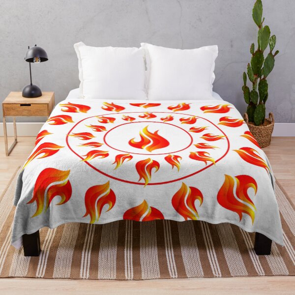 Item preview, Kaleidoscope flame mandala pattern designed and sold by Trianglegreen.