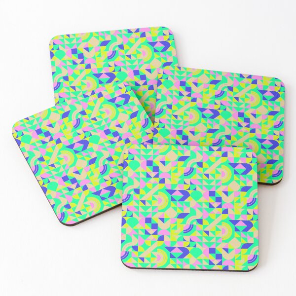 Item preview, geometric colorful patterns conceptual Art - Abstract Neo Geo graphic design designed and sold by Design Repo.