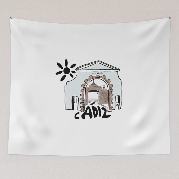 Item preview, La caleta Cádiz Cádiz spain gaditano places Europe beach  designed and sold by Tropical Blood.