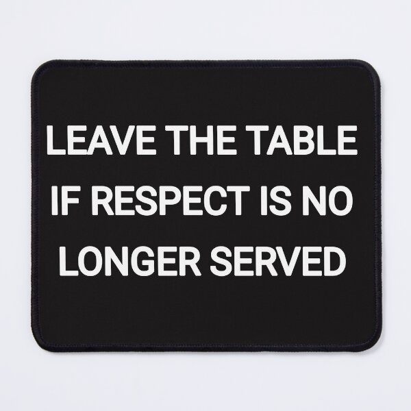 Item preview, Leave the table if respect is no longer served designed and sold by Itaxi.