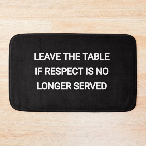 Item preview, Leave the table if respect is no longer served designed and sold by Itaxi.