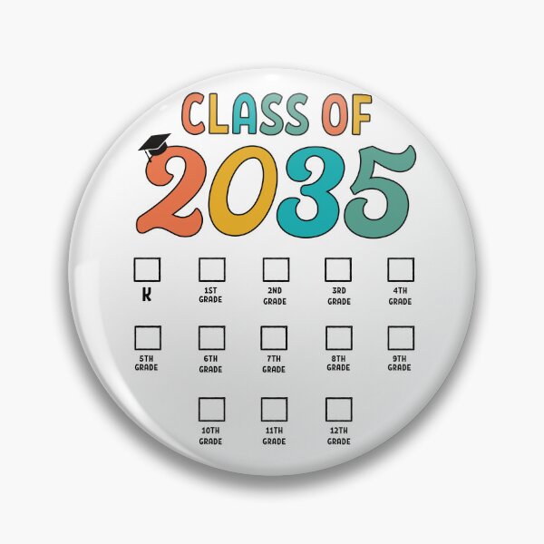 Item preview, Class of 2035 Grow Shirt Back to School Grad PreK 12th Retro designed and sold by ibeargifts.