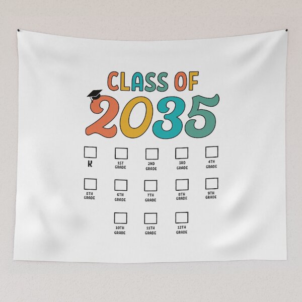Item preview, Class of 2035 Grow Shirt Back to School Grad PreK 12th Retro designed and sold by ibeargifts.