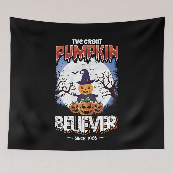 Item preview, The Great Pumpkin Believer Since 1966 / Halloween Scene designed and sold by my-pro-designer.