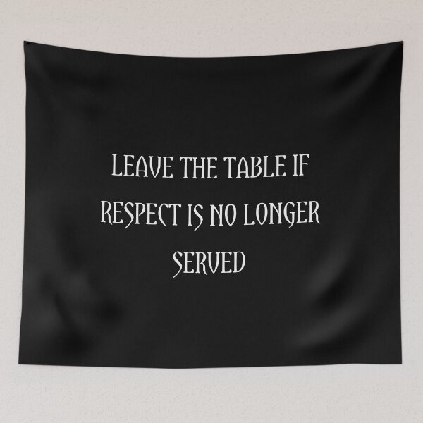 Item preview, Leave the table if respect is no longer served designed and sold by Itaxi.