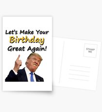 Trump Birthday Postcards