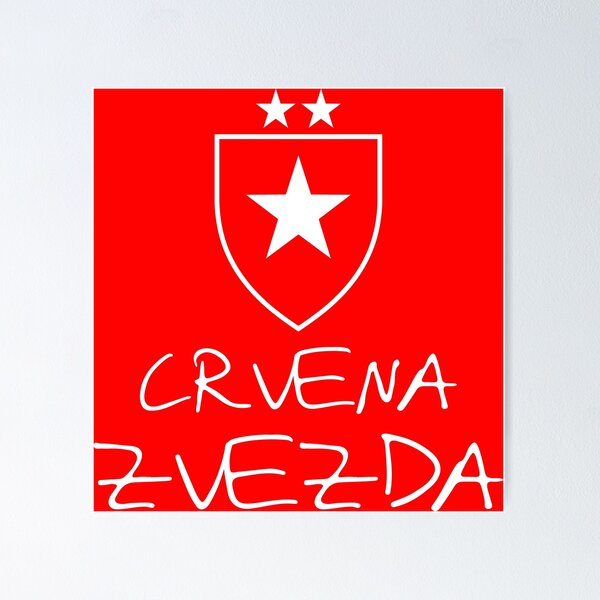 Crveno-beli - Crvena zvezda Poster for Sale by NicosiaChamps26