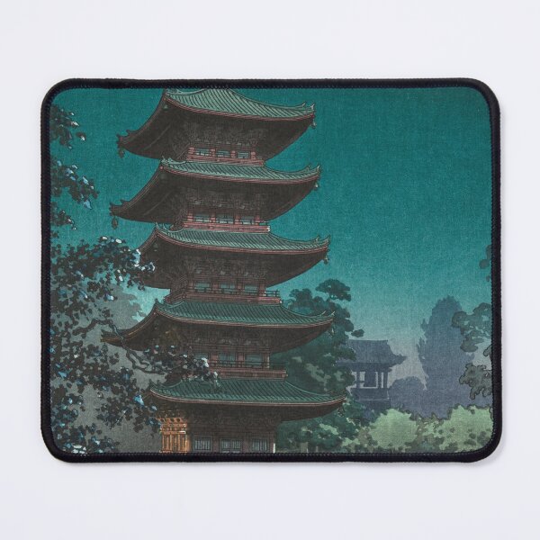 Item preview, Asakusa Kinryūzan Temple by Tsuchiya Kōitsu designed and sold by Vintage Wall Art.