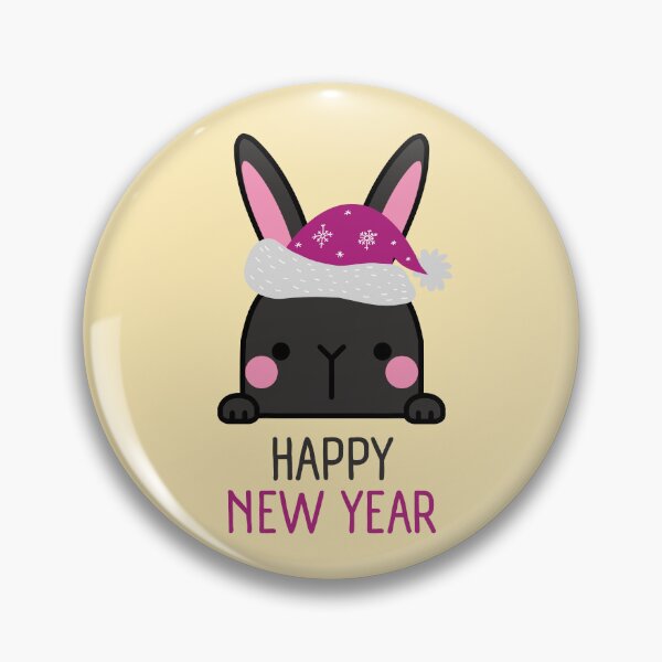 Item preview, Happy New Year Black Rabbit designed and sold by trendingatees.