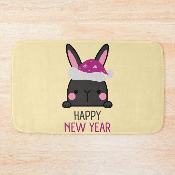 Item preview, Happy New Year Black Rabbit designed and sold by trendingatees.