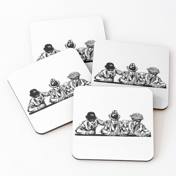 Item preview, Three Gangsters Head To Head Making A Plan Drawing Art designed and sold by Thonja.
