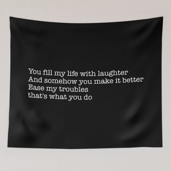 Item preview, Fill my life with laughter (white) designed and sold by didijuca.