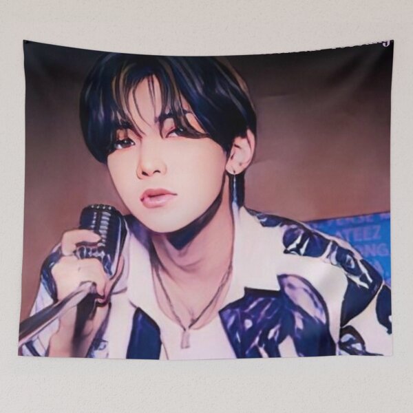 Item preview, Ateez Rockstar Yeosang designed and sold by LiveKpop.