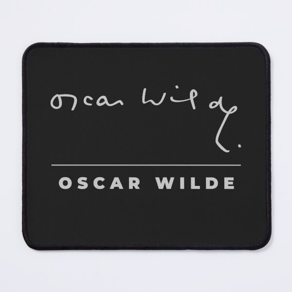 Item preview, Oscar Wilde signature t-shirt designed and sold by CMYKStudio.