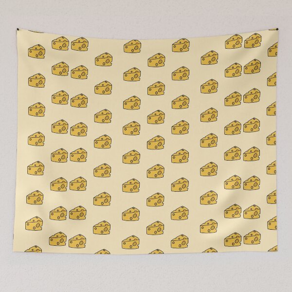 Item preview, Cheese Lover's Cheese Pattern designed and sold by CheesyPetDesign.