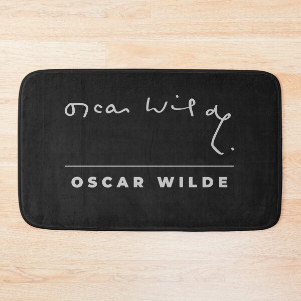 Item preview, Oscar Wilde signature t-shirt designed and sold by CMYKStudio.