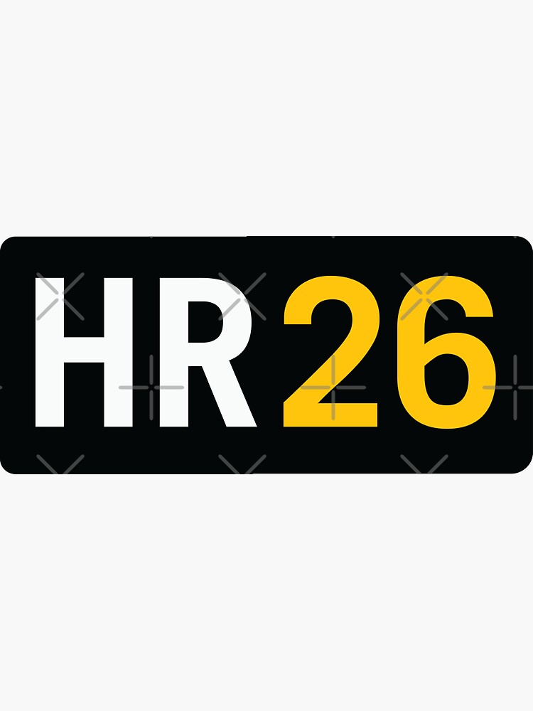 hr-26-haryana-sticker-for-sale-by-guri386-redbubble